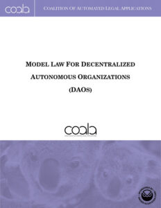 Model Law for DAOs