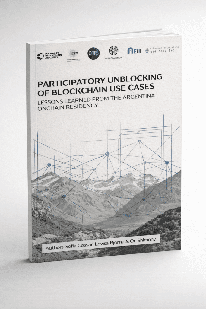 Participatory Unblocking of Blockchain Use Cases report cover